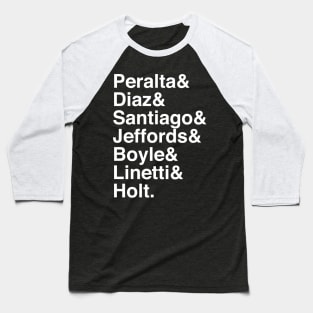 B99 Characters (White) Baseball T-Shirt